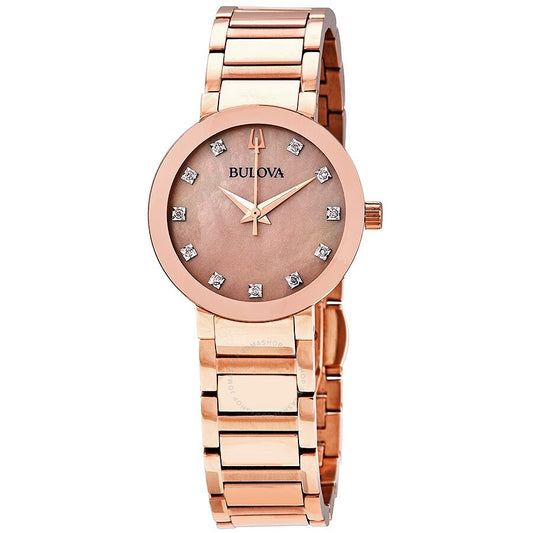 Bulova Rose Gold Tone Watch