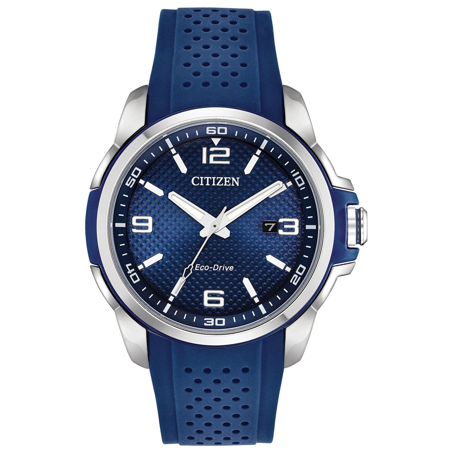 Citizen Eco Drive Blue Silicone Watch