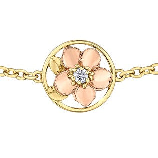 Alberta Wild Rose Diamond Bracelet