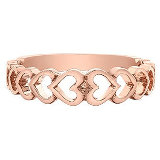 Rose Gold Heart Band