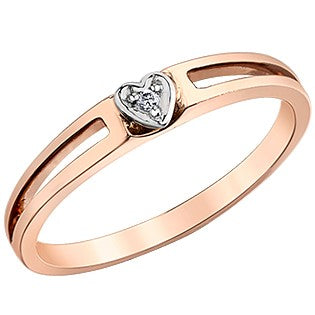 Rose Gold Heart Ring
