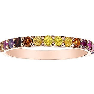 10K Rose Gold Birthstone Ring